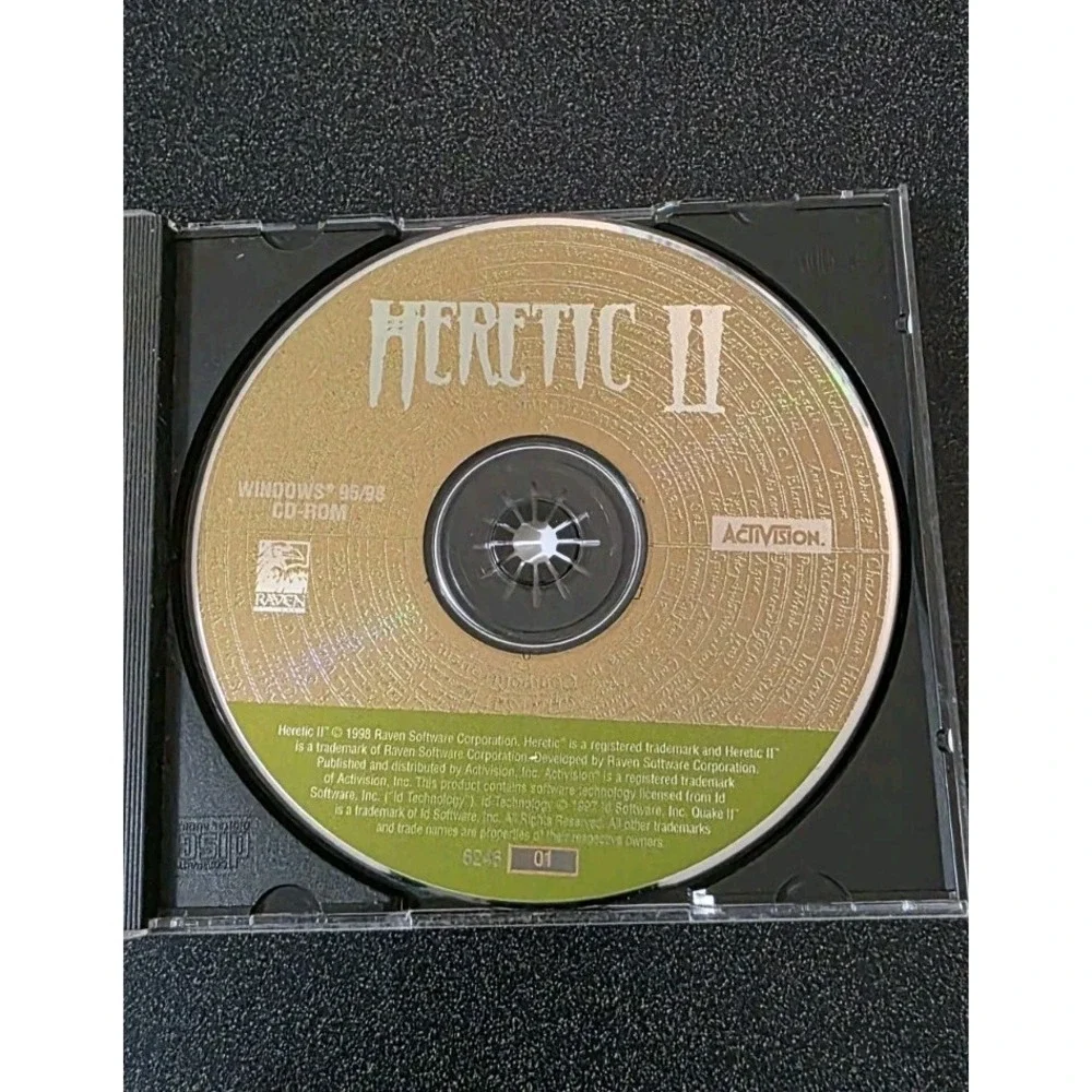 Vintage Heretic II - PC - Action/Adventure Game - No Manual‎ Computer
